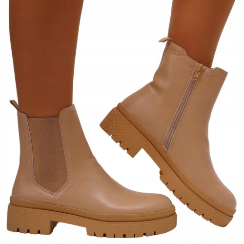 BOTKI-DAMSKIE-SZTYBLETY-PLASKIE-GLANY-BUTY-WYGODNE.