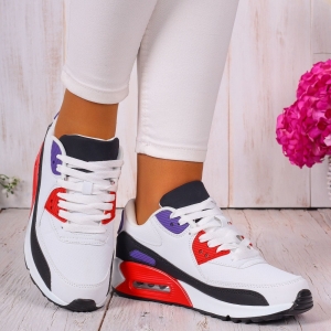 Sneakersy damskie białe buty sportowe wygodne