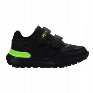 Sneakersy dziecięce czarne na rzep