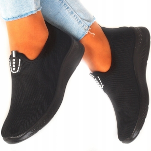 Sneakersy damskie czarne buty sportowe wygodne lekkie