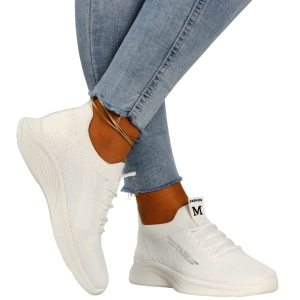 Sneakersy damskie białe buty sportowe wygodne lekkie