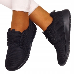 Sneakersy damskie czarne buty sportowe Arabella