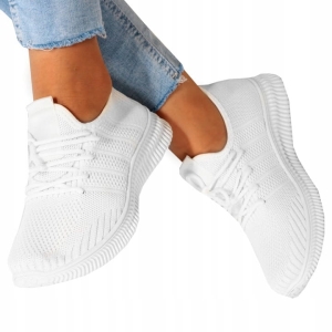 Sneakersy damskie białe buty sportowe Ava