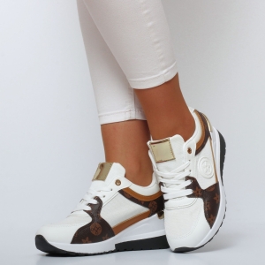 Sneakersy damskie białe buty sportowe Elena