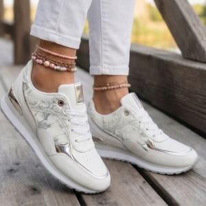 Sneakersy damskie białe buty sportowe Rosa