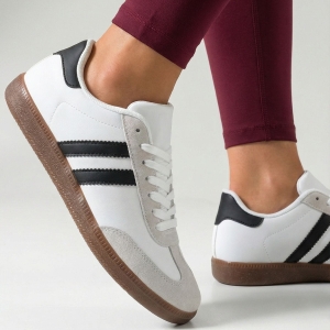 Sneakersy damskie białe buty sportowe Scarlett