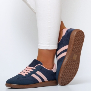 Sneakersy damskie granatowe buty sportowe Cordelia