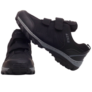 Buty męskie trekingowe sportowe czarne wygodne Arthur