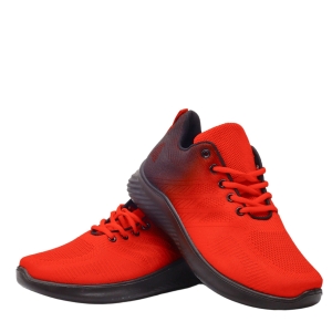 Buty męskie czerwone sportowe lekkie Leo