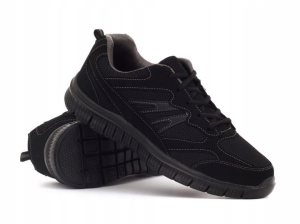 Buty męskie czarne sportowe lekkie Silas