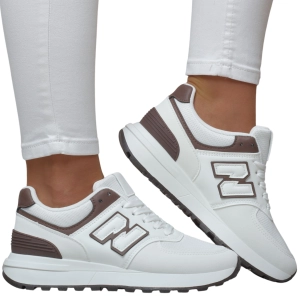 Sneakersy damskie białe wygodne lekkie Zoe