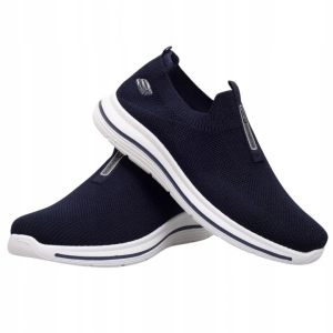 Lekkie Granatowe Buty Sportowe Typu Slip On Arthur