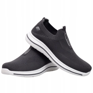 Lekkie Szare Buty Sportowe Wsuwane Lucas